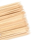 Lot de 100 piques brochettes en bois de 30cm 