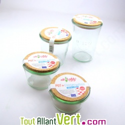 Pot de conservation alimentaire en verre, bouchon en li�ge