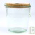 Pot de conservation en verre, bouchon li�ge 0.6L