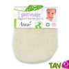 Gant visage en coton 100% bio
