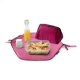 Sac repas r�utilisable Square Rose