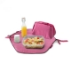Sac repas r�utilisable Eco rose