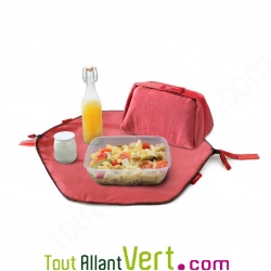 Sac repas r�utilisable Eco Rouge