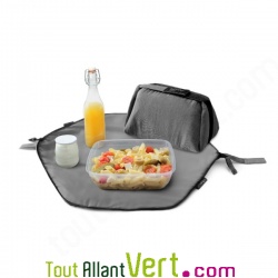 Sac repas r�utilisable Eco Noir