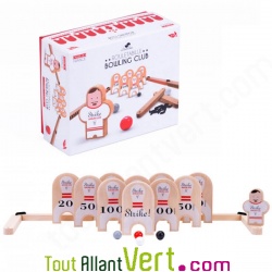 RouleTaBille, Jeu de Bowling en bois pour les doigts, ds 4 ans