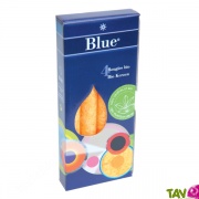 Lot de 4 bougies st�arine v�g�tale bio 20cm brun or