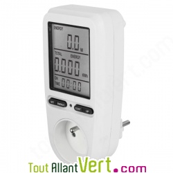 Wattm�tre, compteur de consommation �lectrique et mesure d\'�nergie