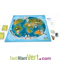 Jeu de plateau coop�ratif : SOS Plan�te, 7 ans et +