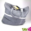Sac � main en coton recycl� gris SoKpsul