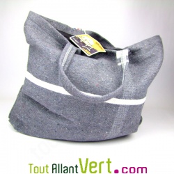 Sac � main en coton recycl� gris SoKpsul