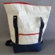 Grand sac � dos en voile de bateau recycl�, 42 cm