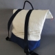 Grand sac � dos en voile de bateau recycl�, 42 cm