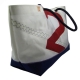 Grand cabas en voile de bateau recycl�, 62 cm