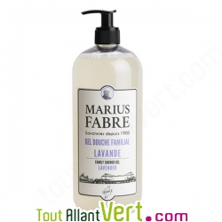 Gel douche familial, parfum� � la lavande 1L