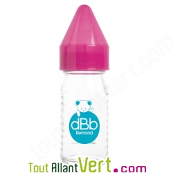 Biberon en verre sans bisph�nol A, 110ml pour Jus de fruit