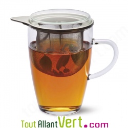 Tasse � th� pour infusion avec couvercle et filtre 35cl