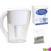 Carafe  eau filtrante  cartouche rechargeable + boite 5 recharges classiques