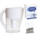 Carafe  eau filtrante  cartouche rechargeable + boite 5 recharges classiques