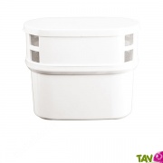 Cartouche recharge ovale universelle pour carafe  eau filtrante compatible Brita Maxtra