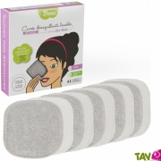 10 carrs  dmaquiller lavables Eucalyptus biface pour recharge