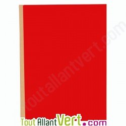 Chemises � soufflet recycl�es dos toil� avec cordon Rouge Nature Future 32x24cm pour A4 600g