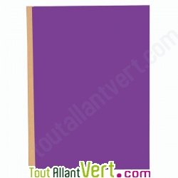 Chemises � soufflet recycl�es dos toil� avec cordon Violet Nature Future 32x24cm pour A4 600g