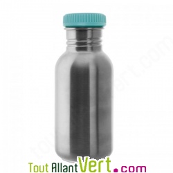 Gourde enfant inox 0,5L Housse illustr�e Biche sans bisph�nol A ni rev�tement