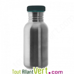 Gourde enfant inox 0,5L Housse illustr�e Foot sans bisph�nol A ni rev�tement