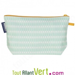 Grande trousse en coton bio Panda Rouge 22 x 13 cm