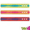 Rgle recycle colore et flexible 30 cm
