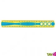 R�gle recycl�e Jaune flexible 30 cm