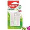 2 Gommes blanches sans PVC, Greenlogic