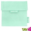 Pochette r�utilisable vert pour go�ter et sandwich 18 cm