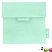 Pochette rutilisable vert pour goter et sandwich 18 cm