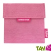 Pochette r�utilisable Rose pour go�ter et sandwich 18 cm