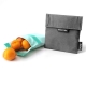 Pochette rutilisable noir pour goter et sandwich 18 cm