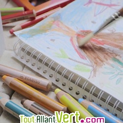 Woody, Boite 10 crayons 3 en 1 de Stabilo