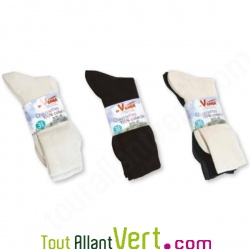 Chaussettes en Coton Bio, lot de 3 paires assorties 40-41