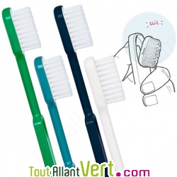 Brosse � dents poils en nylon, t�te changeable de Caliquo