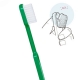 Brosse � dents Verte poils Nylon Medium, t�te changeable de Caliquo