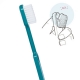 Brosse � dents Bleu Turquoise poils Nylon Medium, t�te changeable de Caliquo