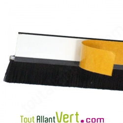 Bas de porte adh�sif brosse, isolation thermique pour sol irr�gulier 1m