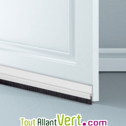 Bas de porte adh�sif brosse, isolation thermique pour sol irr�gulier 1m