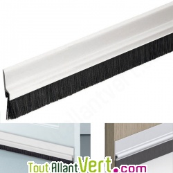 Bas de porte adh�sif brosse, isolation thermique pour sol irr�gulier 1m