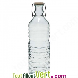 Bouteille en verre recycl, bouchon trier 1,5 litre