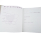 Journal de Mariage, livret recycl� cousu 20cm