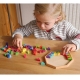 Puzzle cr�atif en bois multicolore octogone Grimms