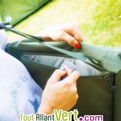 Sac  dos en PET recycl 20 litres, poche anti RFID