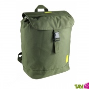 Sac � dos en PET recycl� 20 litres, vert khaki, poche anti RFID