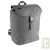 Sac  dos en PET recycl 20 litres, gris, poche anti RFID